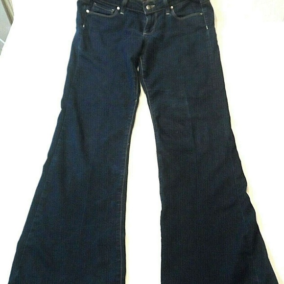 Paige Womens Jeans Size 29 Petite Canyon Boot Cut - Picture 2 of 8
